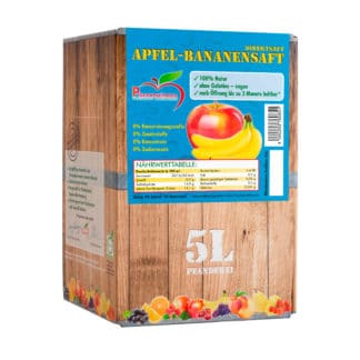 Pfannenschwarz Apfel-Bananensaft 100% Direktsaft Bag in Box 5 L – jetzt kaufen bei Stadtmühle Waldenbuch