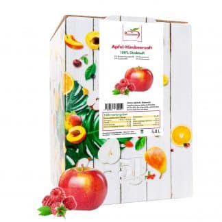 Apfel-Himbeersaft Verpackung