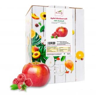 Apfel-Himbeersaft Verpackung