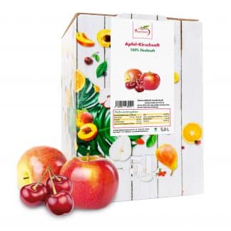 Apfel-Kirschsaft 100% Direktsaft Bag in Box 5 L – jetzt kaufen bei Stadtmühle Waldenbuch