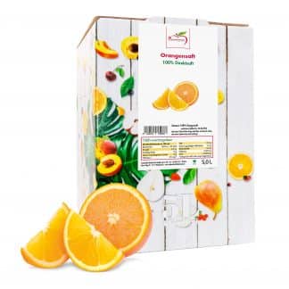 Verpackung Orangensaft