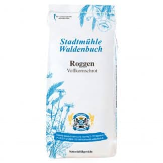 Roggenvollkornschrot – jetzt kaufen bei Stadtmühle Waldenbuch Onlineshop