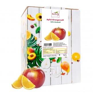 Verpackung Apfel-Orangensaft