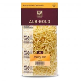 ALB-GOLD Walznudeln 4 mm gerillt – jetzt kaufen bei Stadtmühle Waldenbuch
