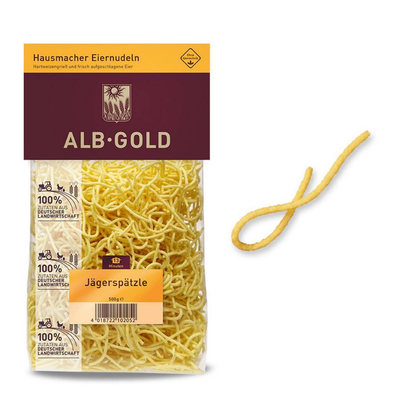 ALB-GOLD Jägerspätzle - 500 g – jetzt kaufen bei Stadtmühle Waldenbuch