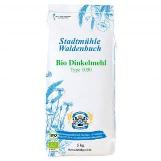 Bio Dinkelmehl Type 1050 - 5 kg – jetzt kaufen bei Stadtmühle Waldenbuch