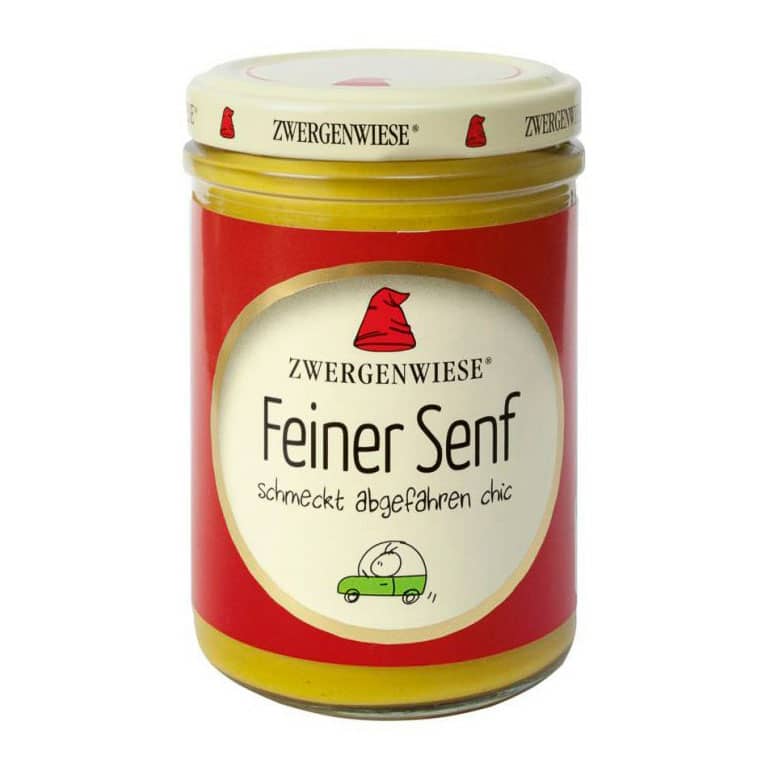 Zwergenwiese Feiner Senf, 160 ml – jetzt kaufen bei Stadtmühle Waldenbuch