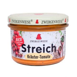 Zwergenwiese Kräuter Tomate Streich, 180g – jetzt kaufen bei Stadtmühle Waldenbuch