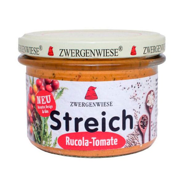 Zwergenwiese Rucola-Tomate Streich, 180g – jetzt kaufen bei Stadtmühle Waldenbuch