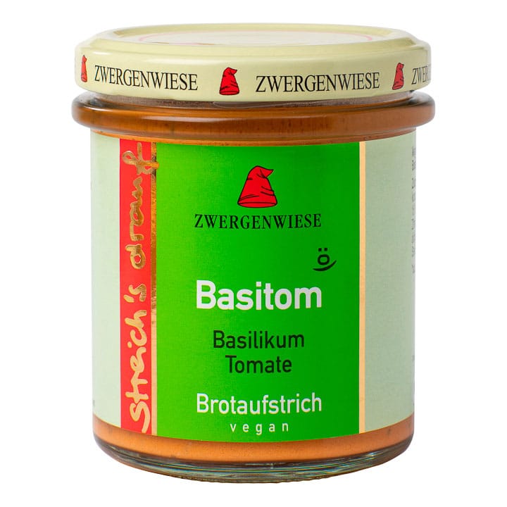Zwergenwiese Streich’s drauf Basitom - Basilikum, Tomate, 160g – jetzt kaufen bei Stadtmühle Waldenbuch