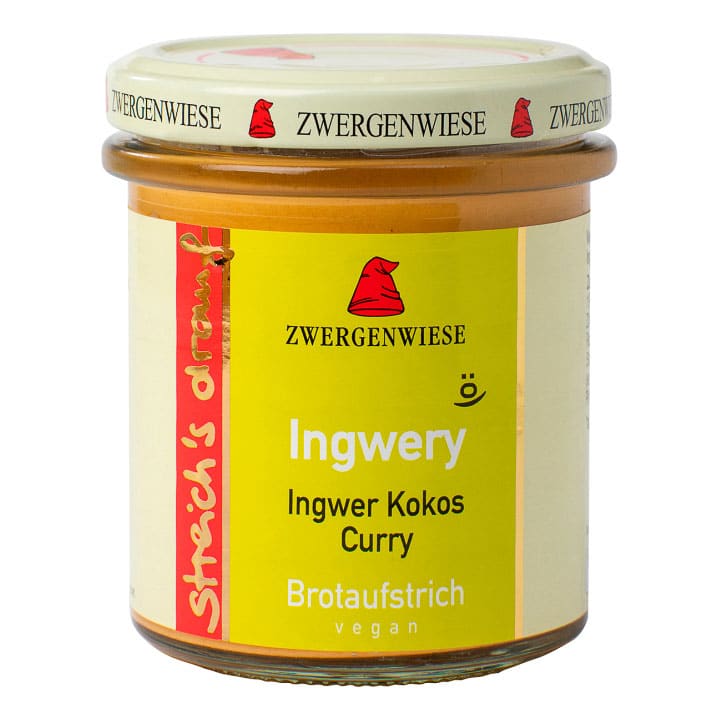 Zwergenwiese Streich’s drauf Ingwery - Ingwer Kokos Curry, 160g – jetzt kaufen bei Stadtmühle Waldenbuch