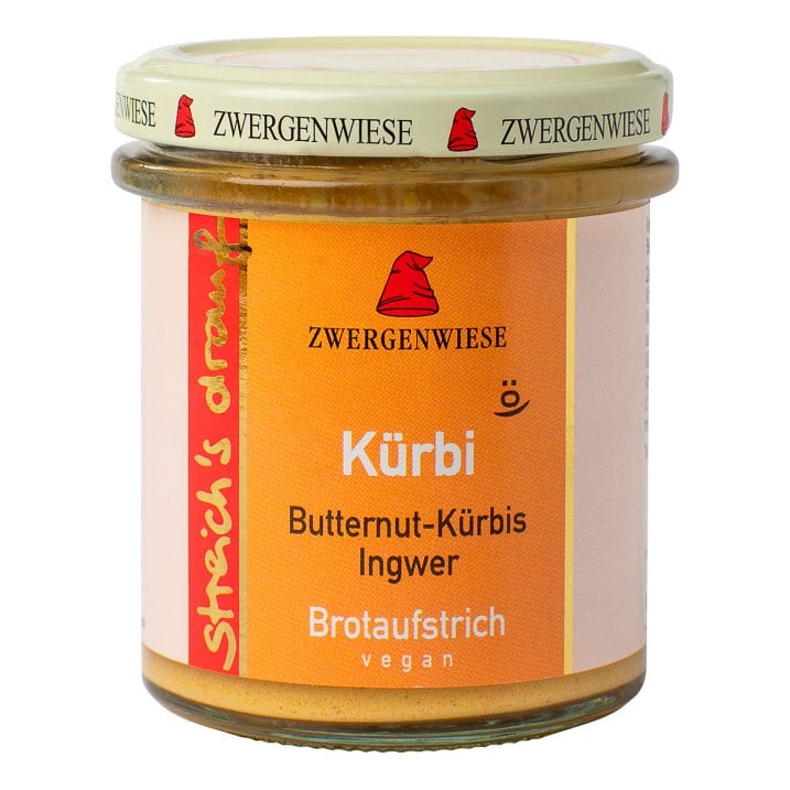 Zwergenwiese Streich’s drauf Kürbi - Butternut Kürbis, Ingwer, 160g – jetzt kaufen bei Stadtmühle Waldenbuch
