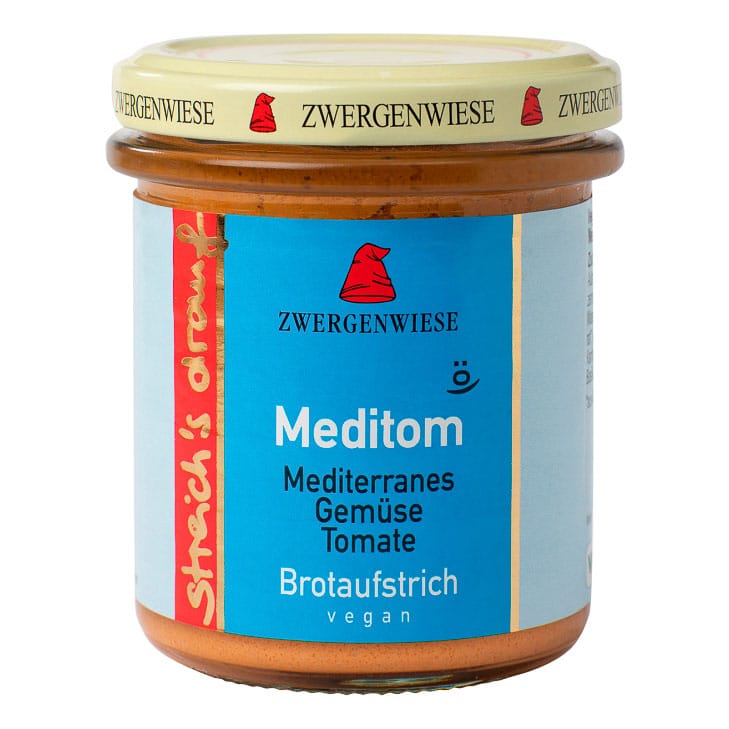 Zwergenwiese Streich’s drauf Meditom - Mediteranes Gemüse, Tomate, 160g – jetzt kaufen bei Stadtmühle Waldenbuch