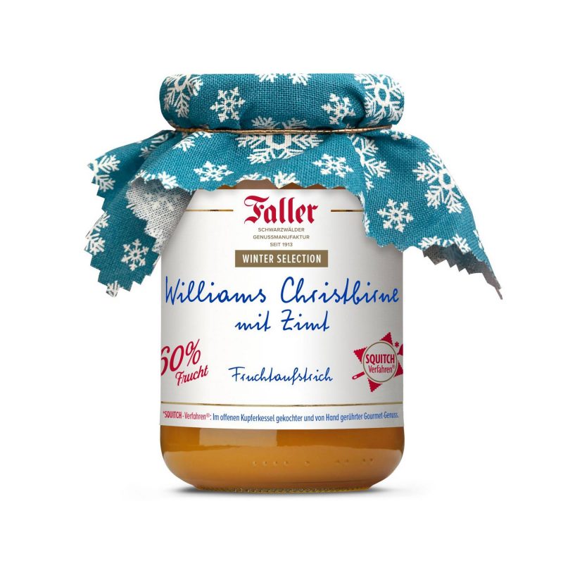 Faller Williams Christbirnen-Fruchtaufstrich mit Zimt 330g, wie hausgemacht! – jetzt kaufen bei Stadtmühle Waldenbuch