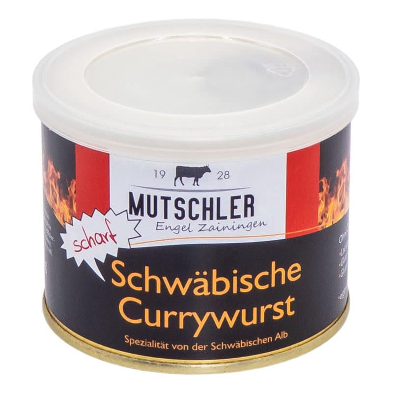 Mutschler - Schwäbische Currywurst scharf – Detailbild 1 – jetzt kaufen bei Stadtmühle Waldenbuch