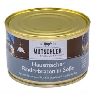 Mutschler - Hausmacher Rinderbraten in Soße – jetzt kaufen bei Stadtmühle Waldenbuch
