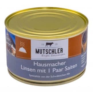 Mutschler - Hausmacher Linsen mit 1 Paar Saiten – jetzt kaufen bei Stadtmühle Waldenbuch