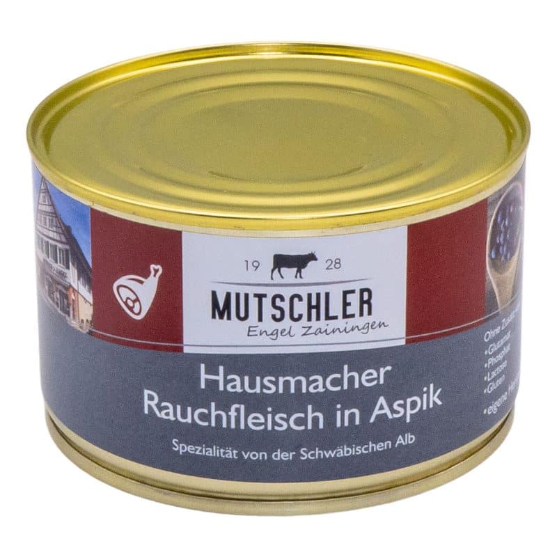 Mutschler - Hausmacher Rauchfleisch in Aspik – jetzt kaufen bei Stadtmühle Waldenbuch Onlineshop