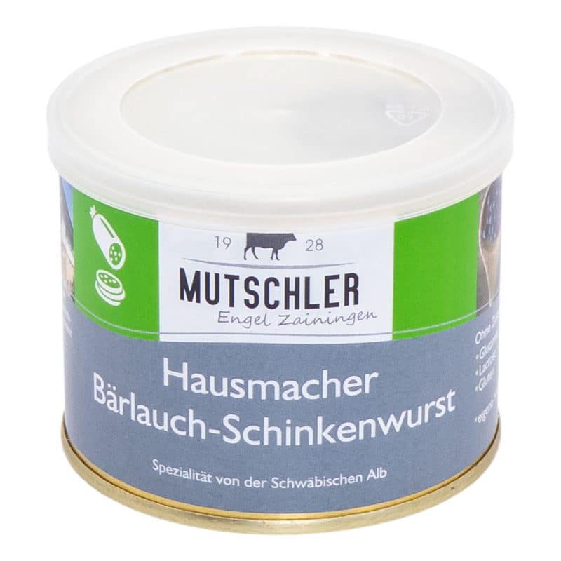 Mutschler - Hausmacher Bärlauch-Schinkenwurst – Detailbild 1 – jetzt kaufen bei Stadtmühle Waldenbuch