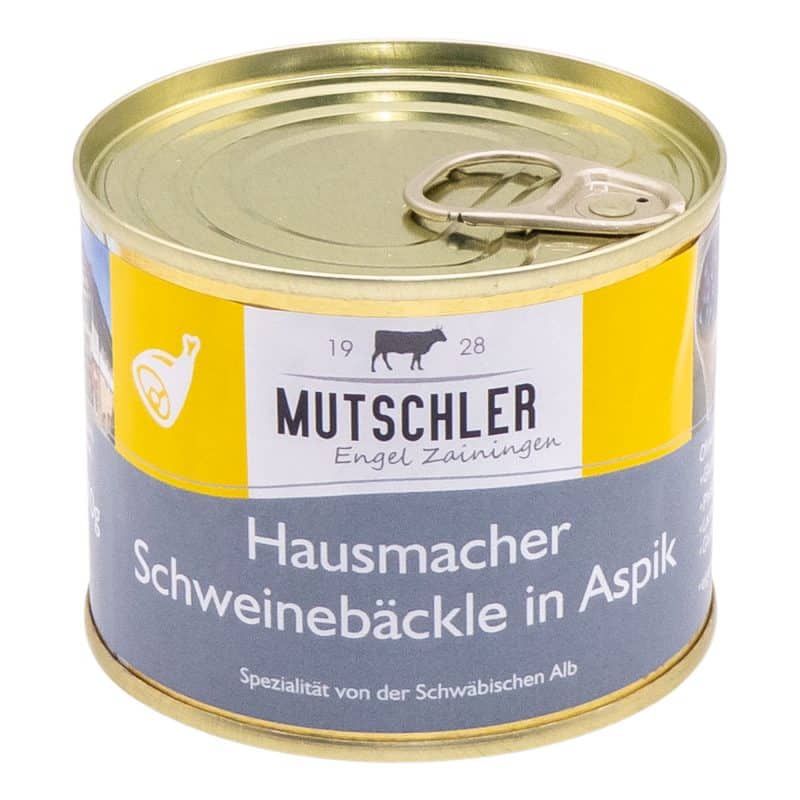 Mutschler - Hausmacher Schweinebäckle in Aspik – jetzt kaufen bei Stadtmühle Waldenbuch