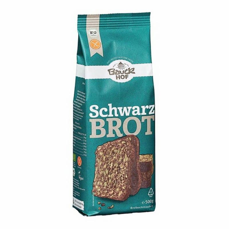 Bio Schwarzbrot Brotbackmischung, glutenfrei 500g – jetzt kaufen bei Stadtmühle Waldenbuch Onlineshop