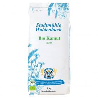 Bio Kamut Körner Ganz - Khorasan-Weizen - 1 kg – jetzt kaufen bei Stadtmühle Waldenbuch