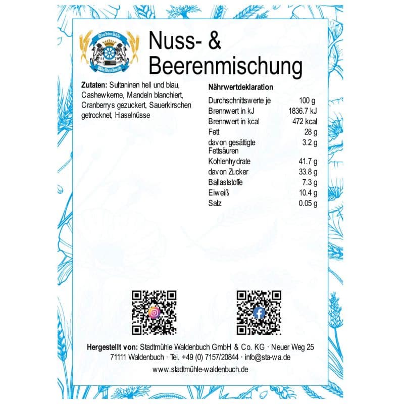 Nuss- und Beerenmischung – Detailbild 1 – jetzt kaufen bei Stadtmühle Waldenbuch
