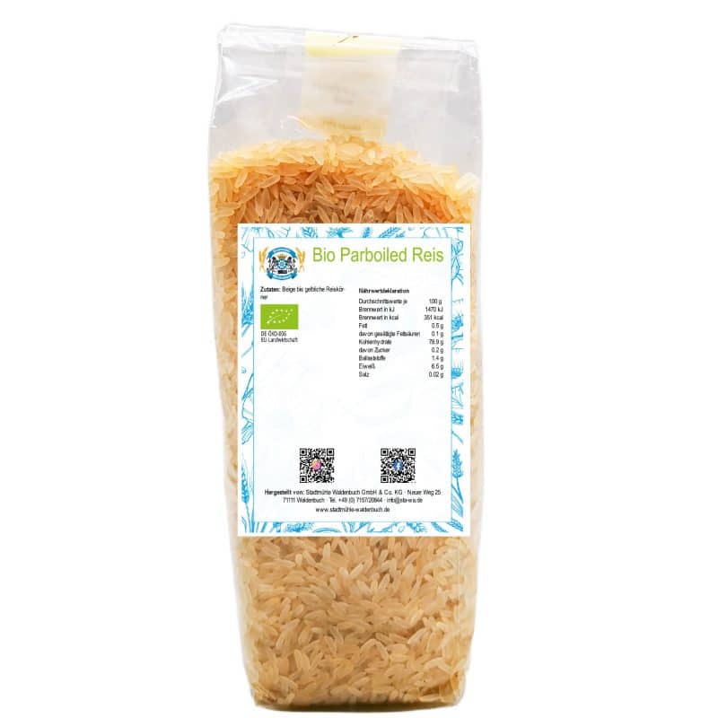 Bio Parboiled Reis – jetzt kaufen bei Stadtmühle Waldenbuch