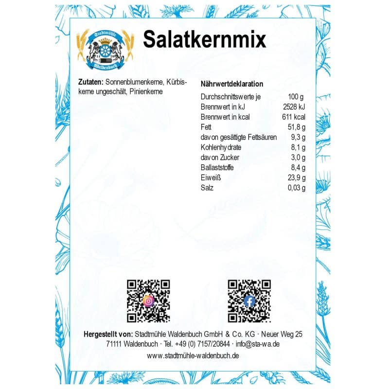 Salatkernmix – Detailbild 2 – jetzt kaufen bei Stadtmühle Waldenbuch