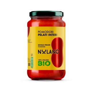 NOLANO Bio italienische ganze geschälte Tomaten im Glas 540g – jetzt kaufen bei Stadtmühle Waldenbuch