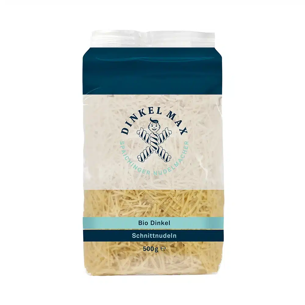 DINKEL MAX Bio Dinkel Schnittnudeln 500 g – jetzt kaufen bei Stadtmühle Waldenbuch