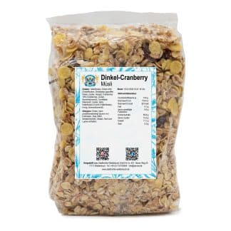 Dinkel-Cranberry Müsli 400 g – jetzt kaufen bei Stadtmühle Waldenbuch