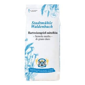 Hartweizengrieß mittelfein - Semola media di grano duro – jetzt kaufen bei Stadtmühle Waldenbuch